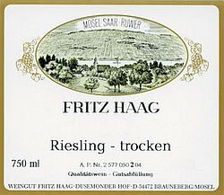Riesling QbA trocken 2013