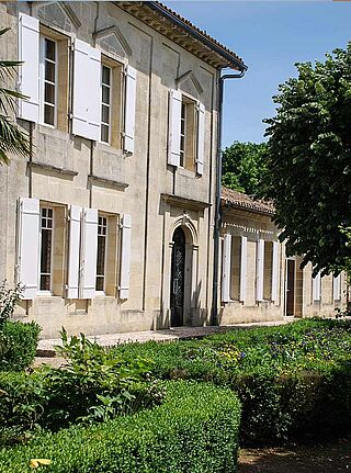 Haus auf dem Weingut Certan de May