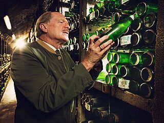 Flaschenlager bei Maximin Grünhaus