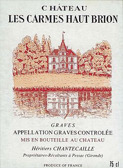 Chateau Les Carmes Haut Brion 2015