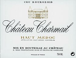 Chateau Charmail Cru Bourgeois Exceptionnel 2014
