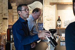 Weinprobe bei Clos Manou