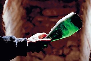 Flaschengärung bei Lahèrte Frères