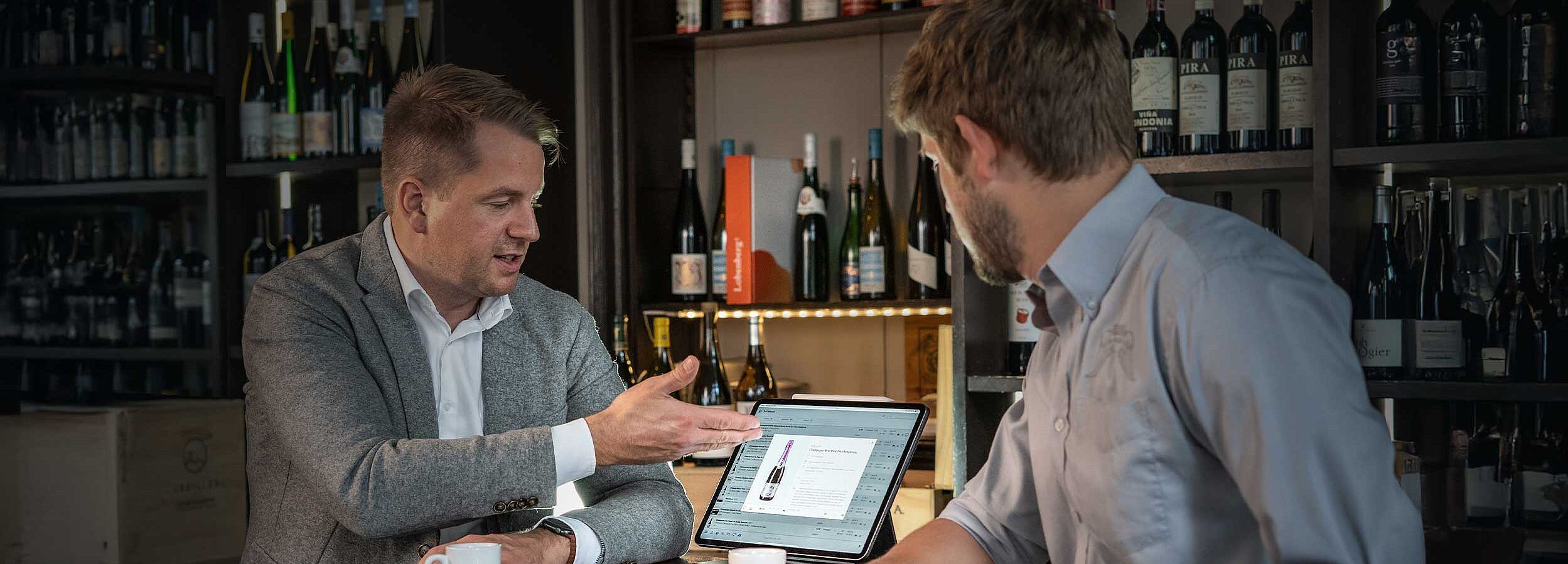 B2B Team Berät unsern Kunden