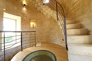 Moulin Eyquem Turm Innenansicht