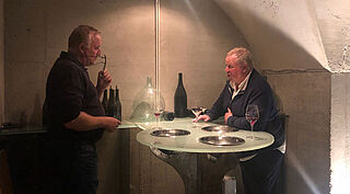 Heiner mit Vincent Avril von Clos des Papes