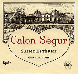 Chateau Calon Segur 3eme Cru 2014