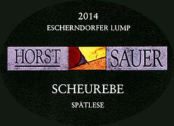 Scheurebe Spätlese Escherndorfer Lump VDP Erste Lage feinherb 2014