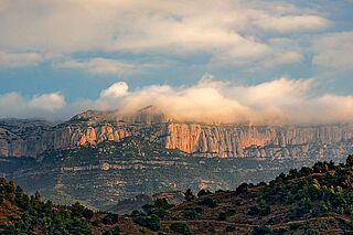 Berge im Hintergrund des Weinguts Terroir al Limit Berge im Hintergrund des Weinguts Terroir al Limit