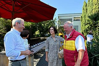 Heiner med hr. og fru Christmann