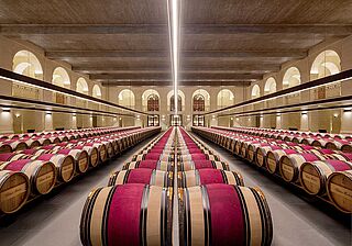 Chateau Montrose Weinfässer