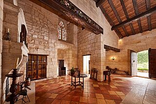 Wohnraum des Weinguts Couvent de Jacobin