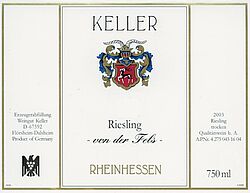 Riesling trocken von der Fels 2016