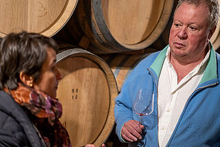 Heiner Lobenberg und Tollot im Gespräch