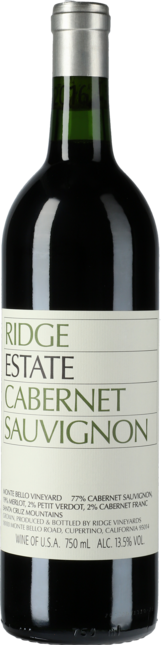 Cabernet Sauvignon Estate Santa Cruz Mountains 2016