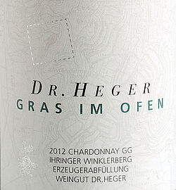 Chardonnay Winklerberg hinter Winklen Gras im Ofen Großes Gewächs trocken 2013