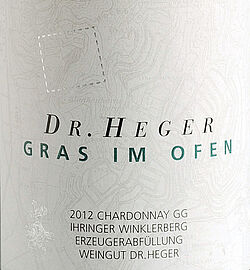 Chardonnay Winklerberg hinter Winklen Gras im Ofen Großes Gewächs 2015