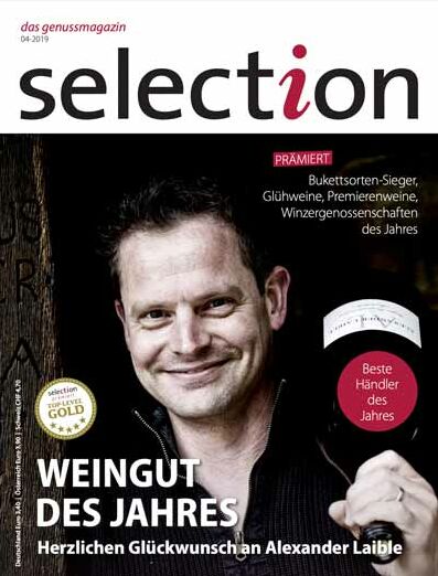 Selection Weinmagazin Cover mit Alexander Laible