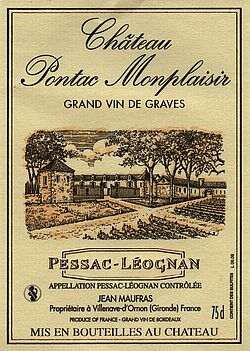 Chateau Pontac Monplaisir Eiswette 2016 2010