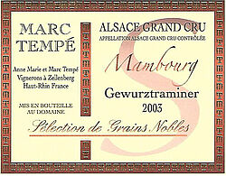 Gewürztraminer Mambourg S Grand Cru Selection de Grains Nobles (fruchtsüß) 2003