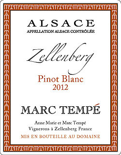 Pinot Blanc Zellenberg 2012