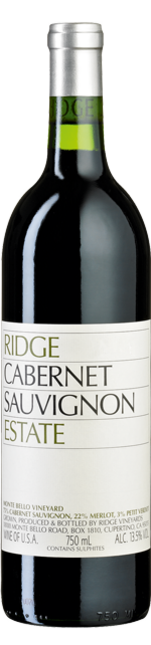 Cabernet Sauvignon Estate Santa Cruz Mountains 2014