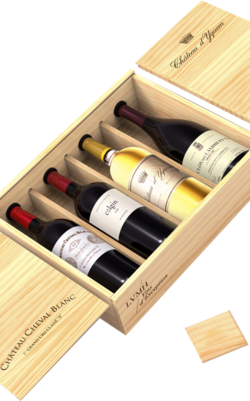 Sammlerbox Vin d'Exception LVMH (4 Flaschen) 2015