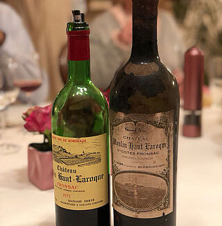 Moulin Haut Laroque Flaschen 1975 und 1925