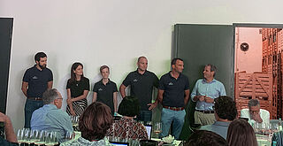 Steffen Christmann mit Team