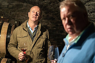 Heiner Lobenberg und Francois de Nicolay im Austausch