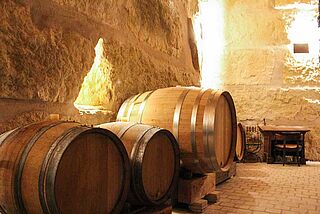 Weinkeller, Weinfässer Vincent Gaudry