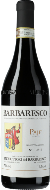 Barbaresco Riserva Paje DOCG 2016