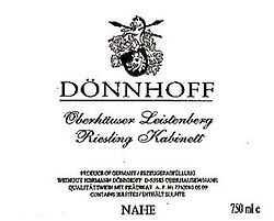 Riesling Oberhäuser Leistenberg Kabinett (fruchtsüß) 2014