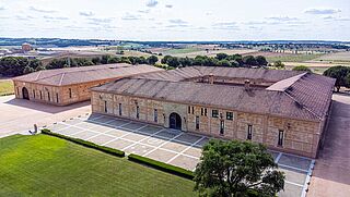 Das Weingut von oben