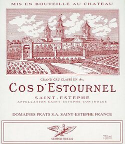 Chateau Cos d’Estournel 2eme Cru 2000
