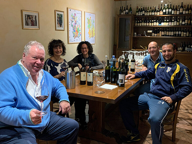 Weinverkostung mit Silvia Altare und Stefania und Guido Corino