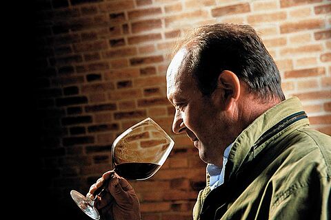 Weinprobe, Rotwein, Romano Dal Forno