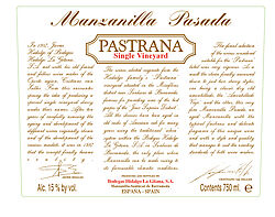 Sherry Manzanilla Pasada Pastrana (fruchtsüß)