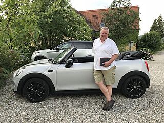 Heiner Lobenberg nach Ankunft in Österreich