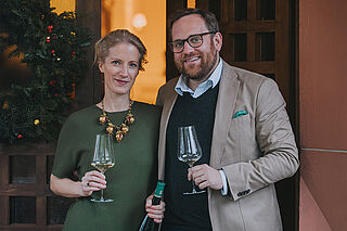 Maximin Grünhaus und seine Frau