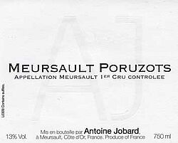 Meursault Poruzot 1er Cru 2012