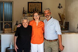 Anja zu Besuch bei Montenidoli