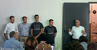 Hansjörg Rebholz mit Team Hansjörg Rebholz mit Team