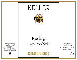 Riesling trocken von der Fels 2012