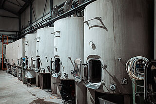 Weinfässer La Grange Tiphaine