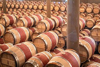 Château Latour Weinkeller, Weinfässer