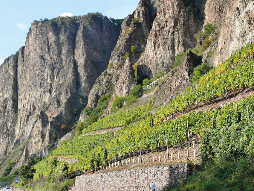 Weinregion Nahe, Weinanbau und Berge