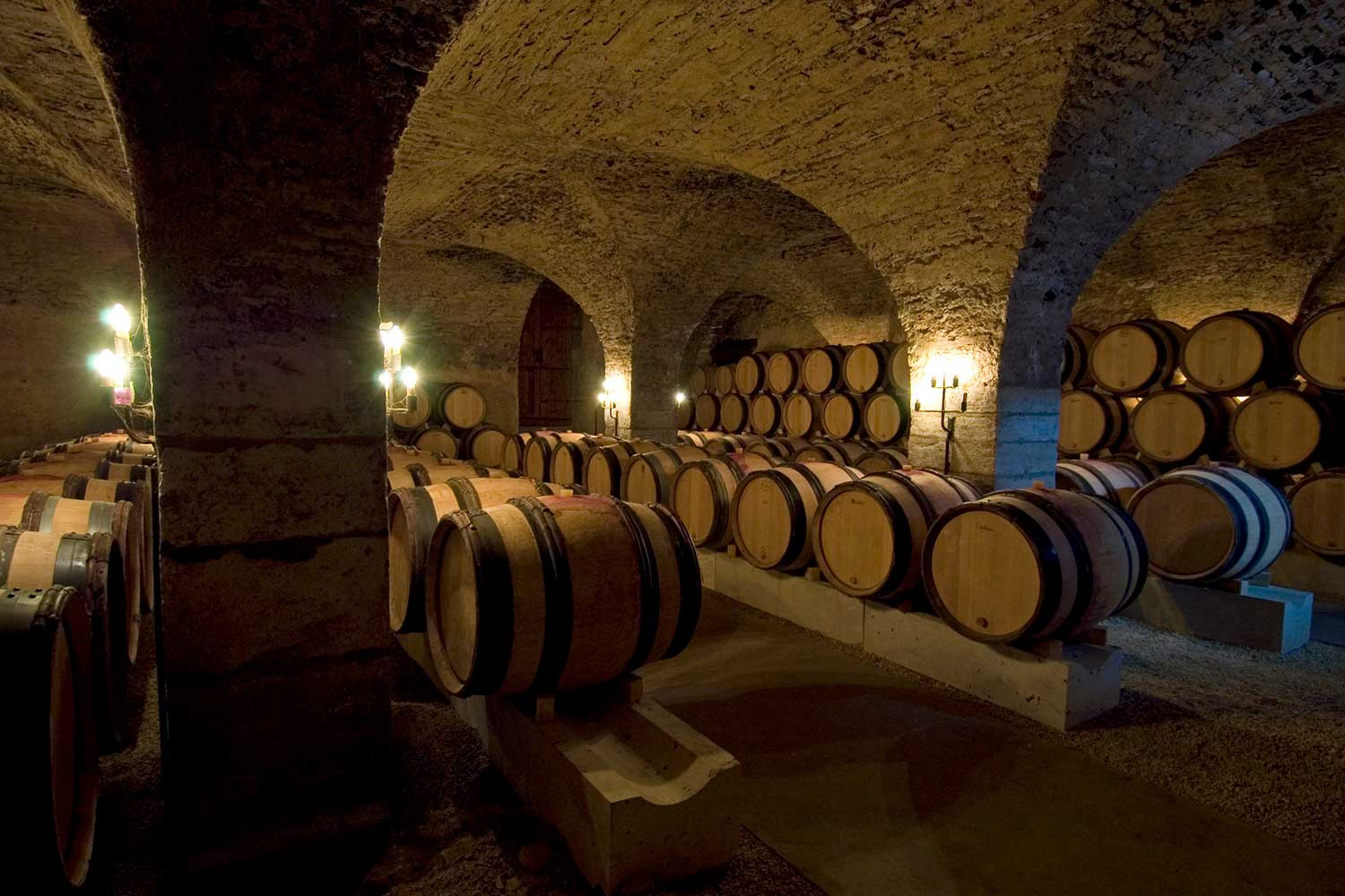Keller der Domaine de Bellene