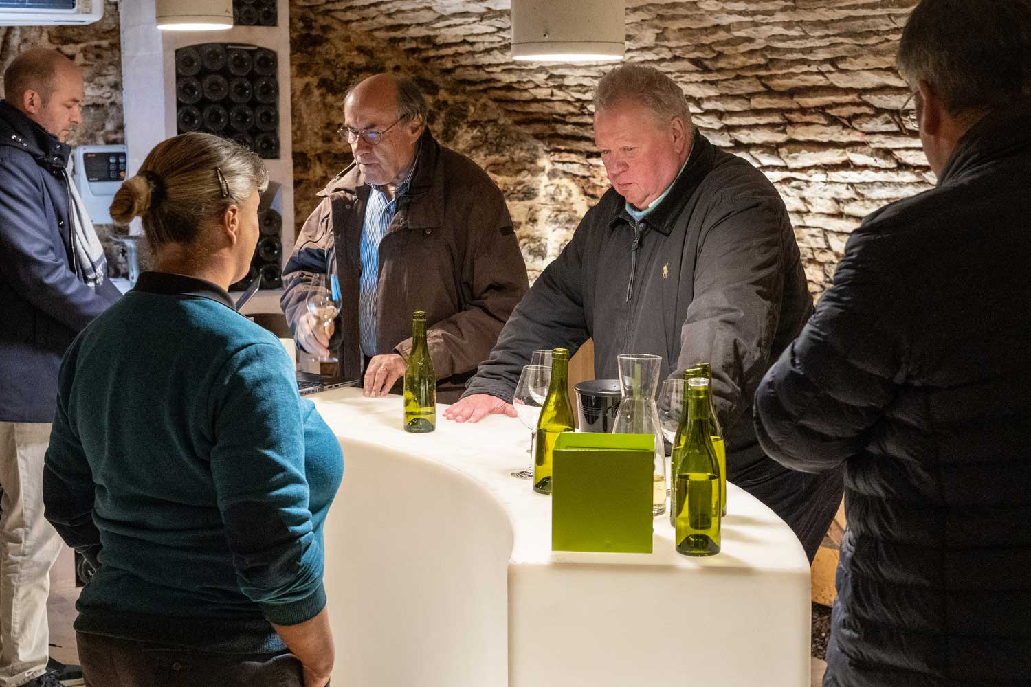 Weinprobe bei Marc Morey