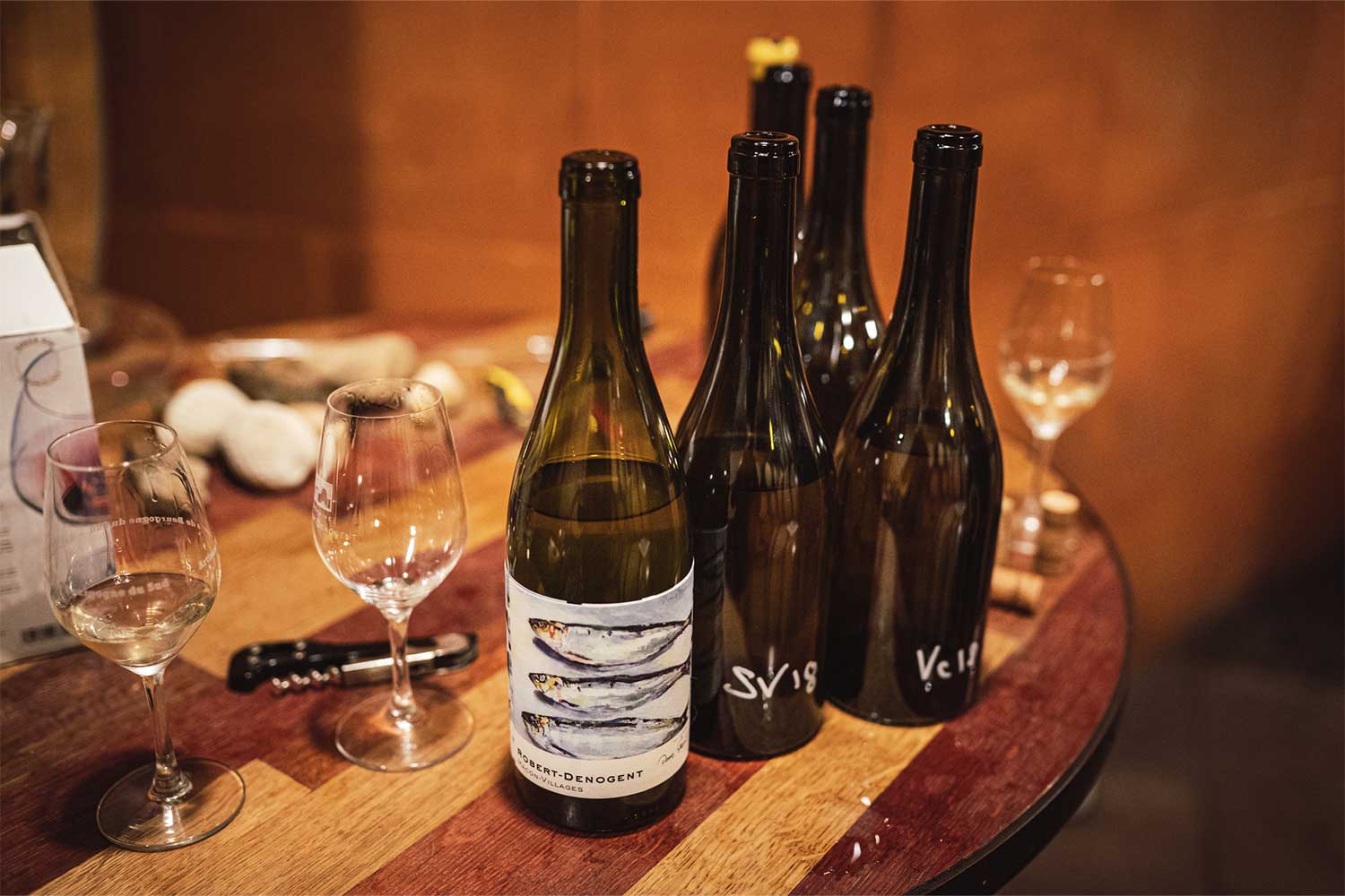 Weinprobe bei Robert Denogent